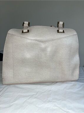 Calvin Klein Cream Structured Top-Handle Women’s Bag